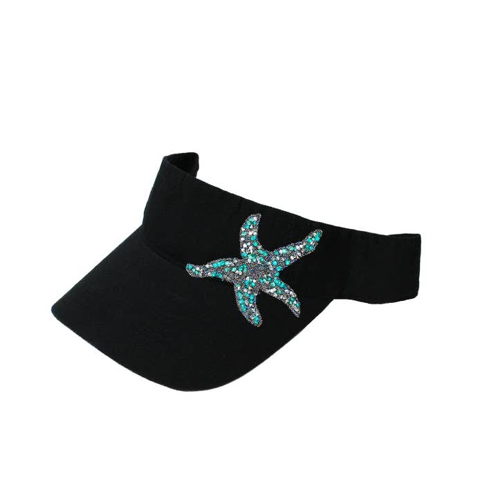 The Alabama Girl – wholesale Visor – Women's – CRYSTALLIZED STARFISH VISOR1