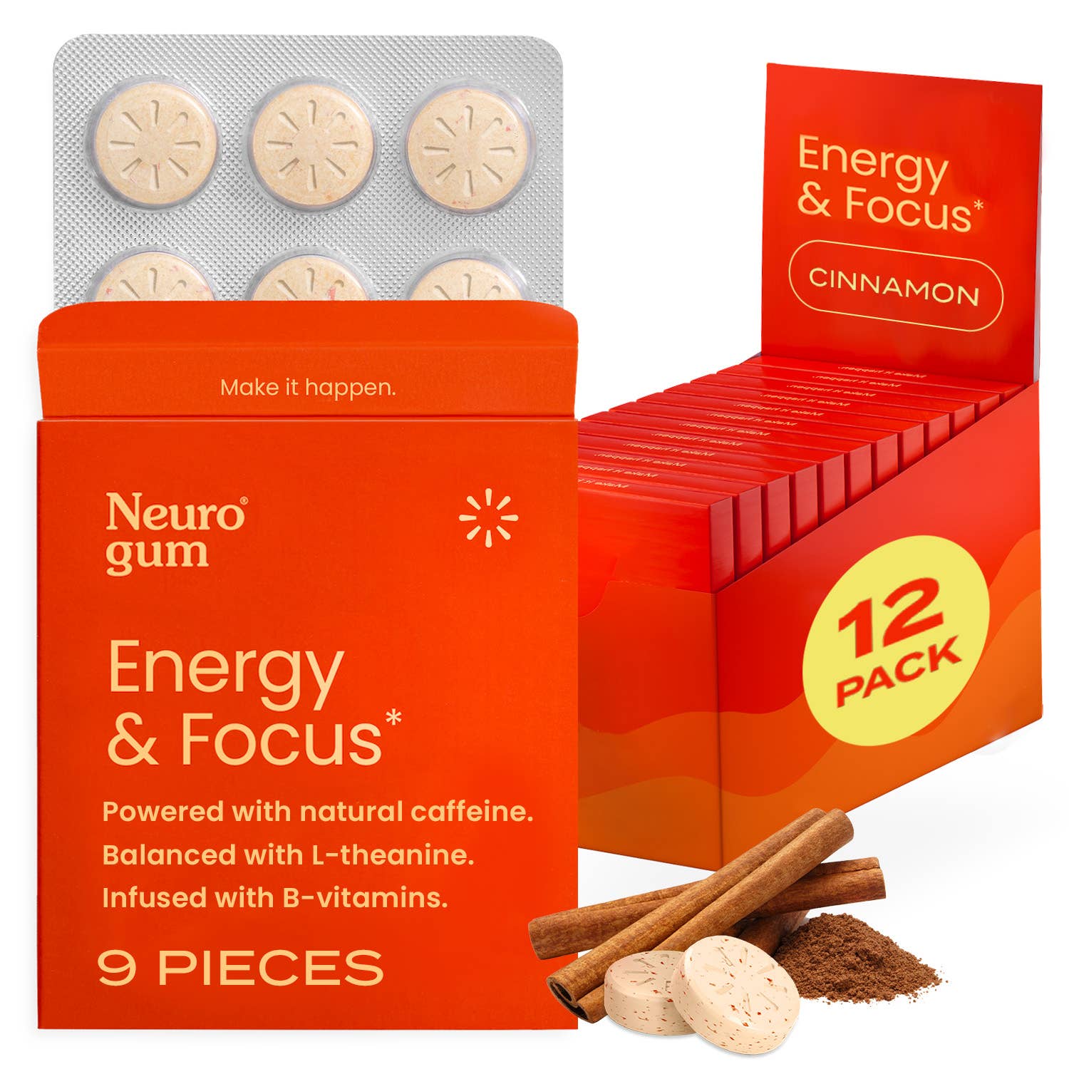 Neuro - Wholesale Chewing Gum - Energy and Focus Gum | Cinnamon0
