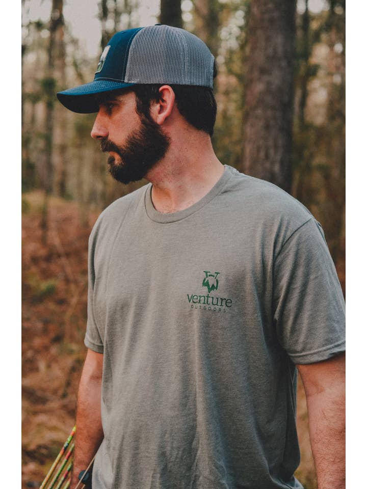Southern Bliss Co. - Wholesale Screen Printed T-Shirt - Men's - Venture Outdoors/ Forest Unseen Tee