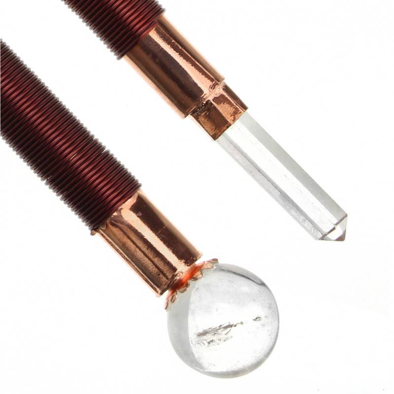 UniArt - Wholesale Spiritual Stone/Crystal - Copper and quartz power wand3