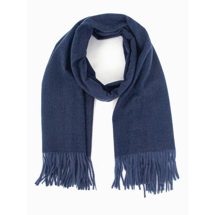Sarta Accessories - Wholesale Scarf - Women's - Lucia Heavyweight Scarf - Navy Blue