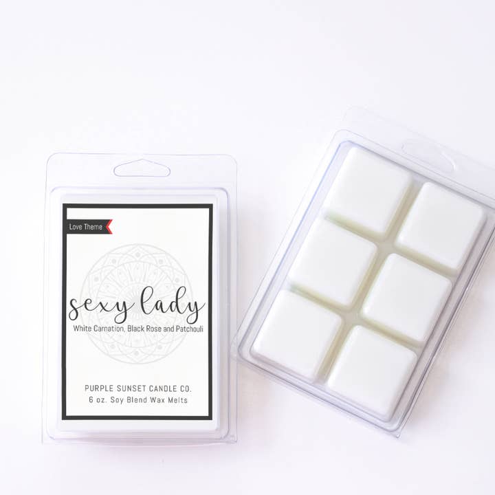 Sexy Lady Wax Melt for wholesale by Purple Sunset Candle Company