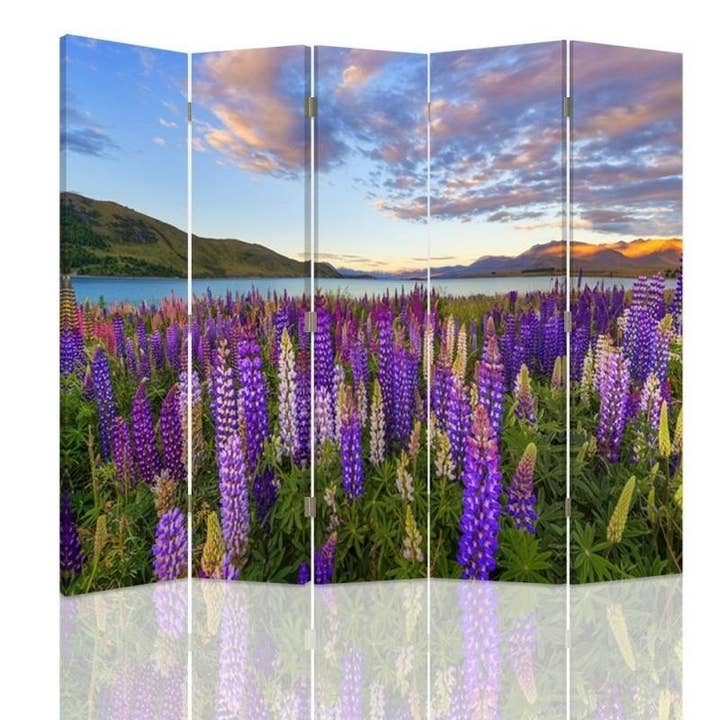 Room divider, The Limitlessness of a Lavender Field for wholesale by Motivartdesign