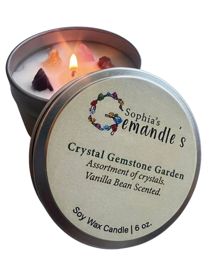 Kristallkerze aus Sojawachs, mit Vanilleschotenduft, 6 Unzen (Kopieren) für den Großhandel von Gemandles