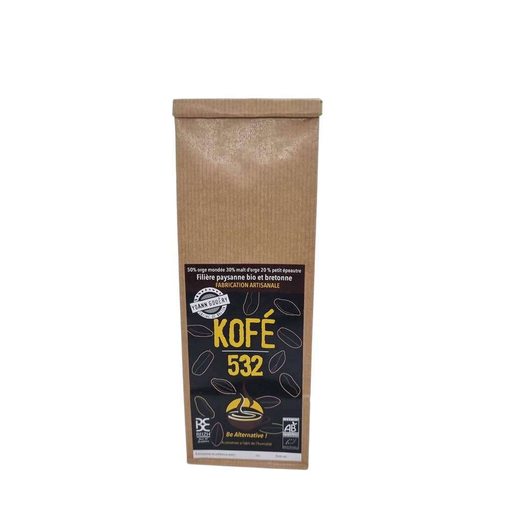 Yoann Gouery-Graine de Breton – wholesale Coffee beans – Blend of roasted cereals "Kofé 532 AB 200 G