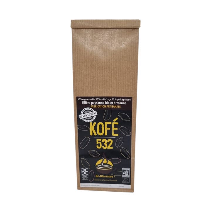 Yoann Gouery-Graine de Breton – wholesale Coffee beans – Blend of roasted cereals "Kofé 532 AB 200 G0