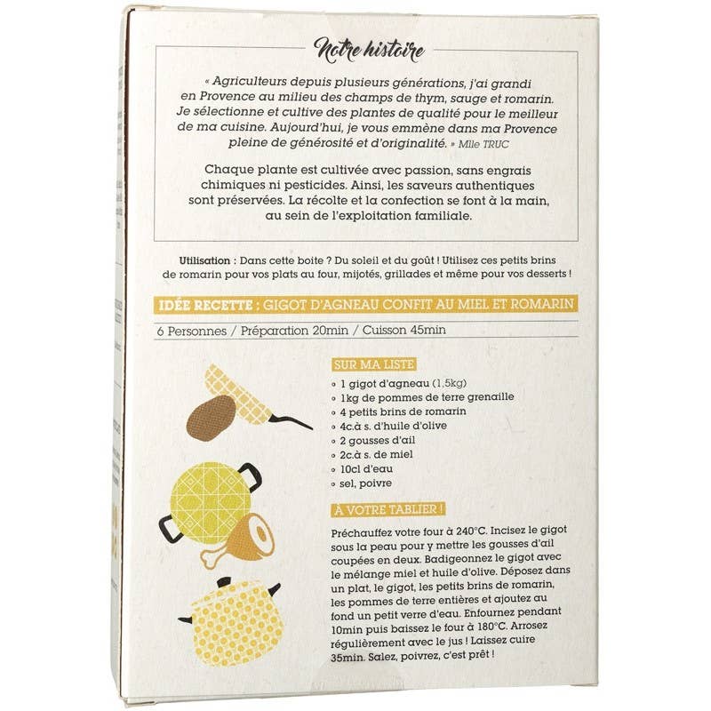 Truc&co - Wholesale Herbs - Small Organic Rosemary Sprigs2