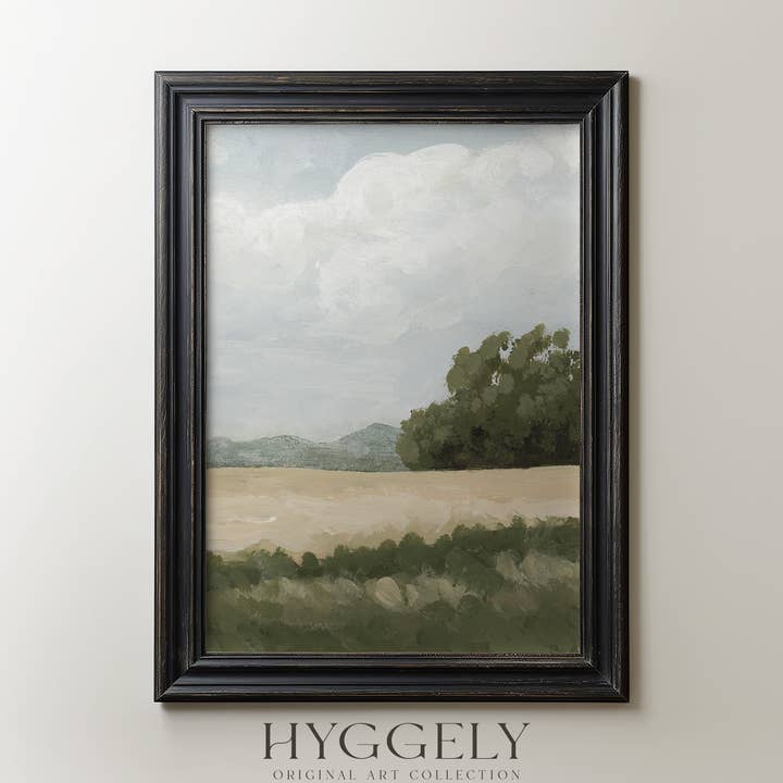 Golden Fields II | Art du paysage | Série Road Trip | RT127 pour la vente par Hyggely