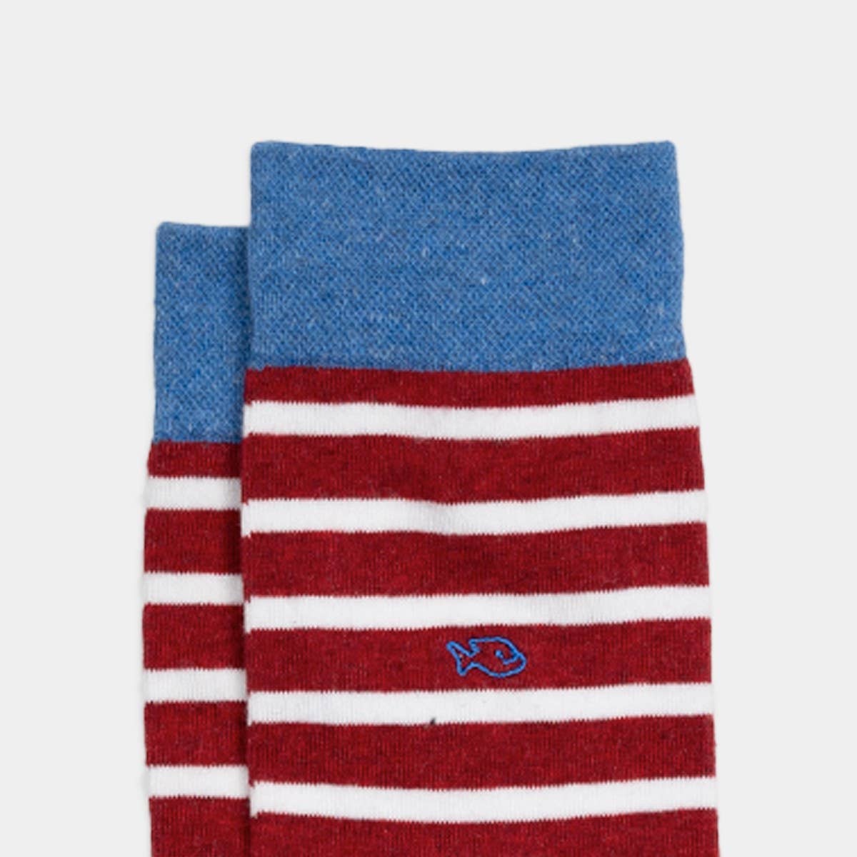 BILLYBELT - Wholesale Socks - Men's - Wide striped socks - Red, white striped4