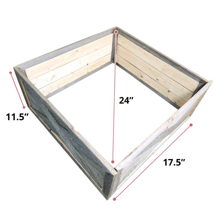 Rockin'Wood - Wholesale Christmas Decoration - Reclaimed Wood Box For Christmas Tree7