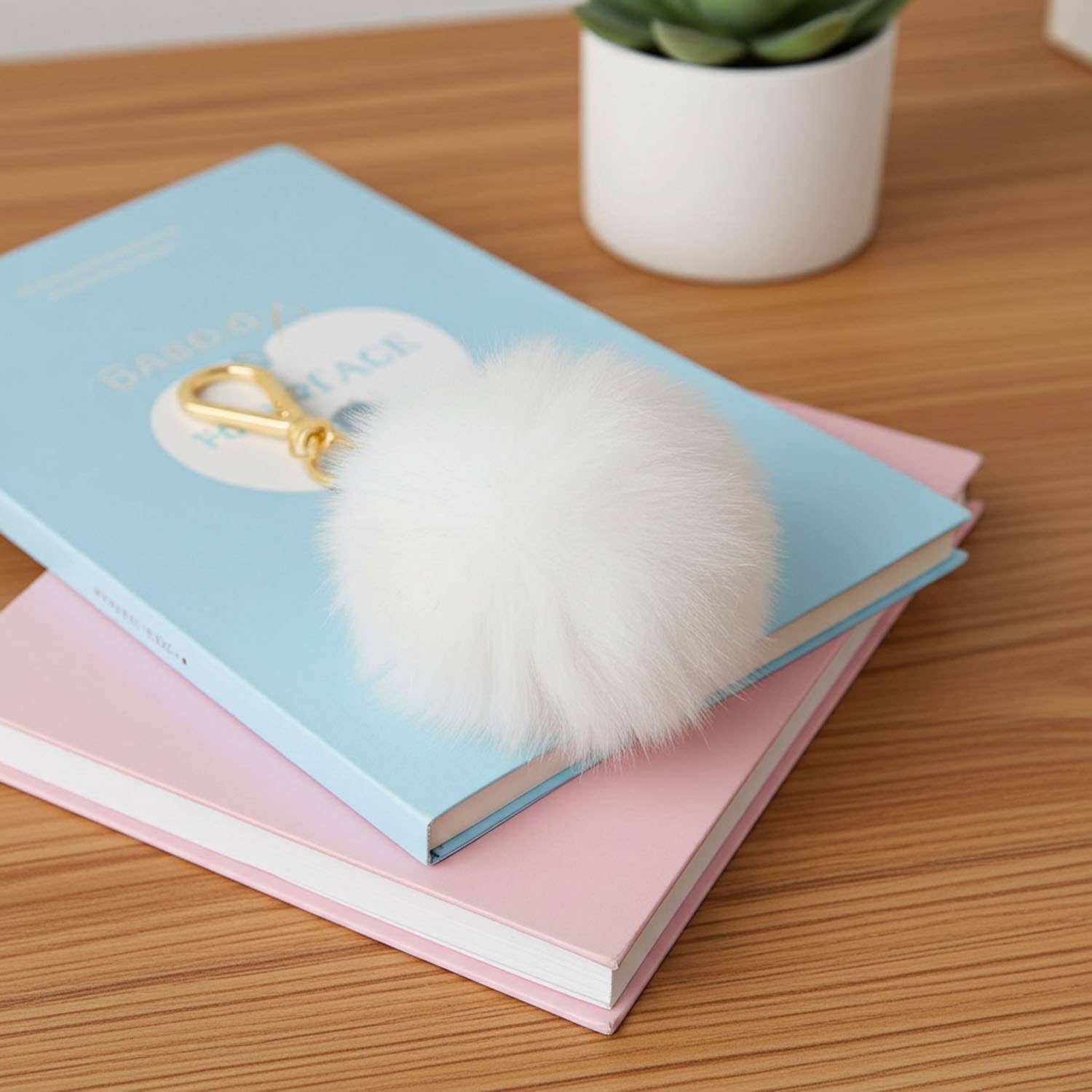 Shupaca Alpaca - Wholesale Keychain - Unisex - Keychain Pom Poms | 6" | White1