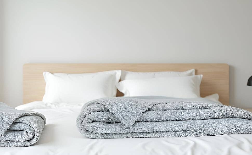 Cozy Threads - Wholesale Throw Blanket - Cozy Threads Bamboo Lightweight Cooling Blanket Throw, Gray4