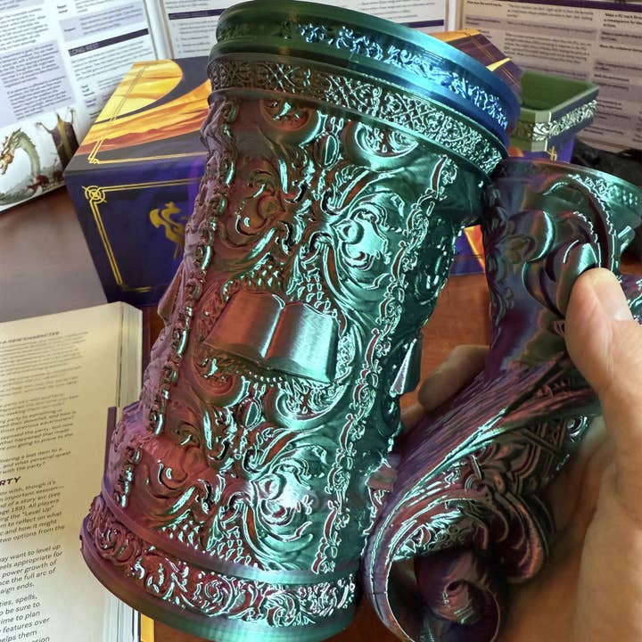 American Carver LLC - Wholesale Dice - Wizard 12oz Dice Tower Tankard | TTRPG, D&D, Daggerheart11