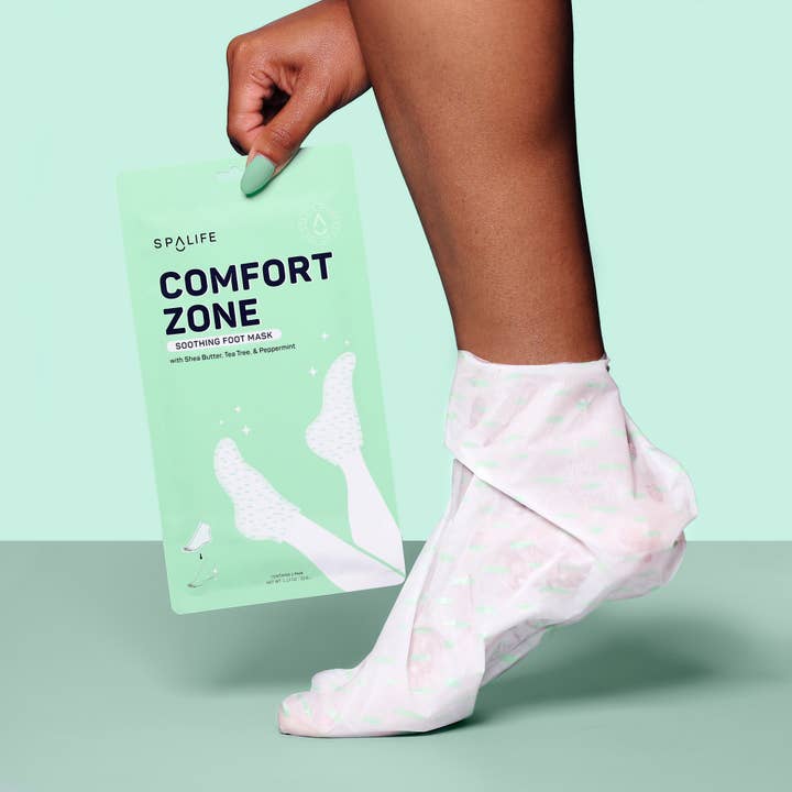 My Spa Life - Wholesale Foot Mask - Comfort Zone Soothing Foot Mask with Shea Butter & Tea Tree