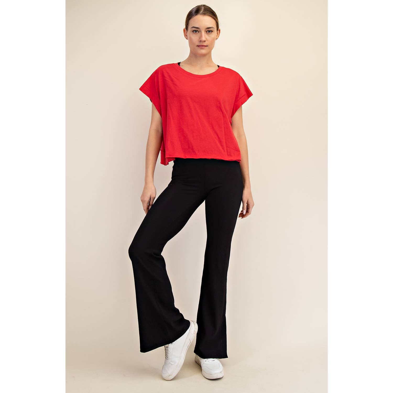 Rae Mode - Wholesale Shirt - Women's - COTTON SLUB OPEN BACK TOP11