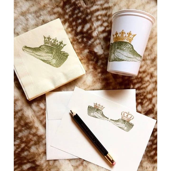 Alexa Pulitzer - Wholesale Disposable Cup - King Gator 16oz Pearlized Cups