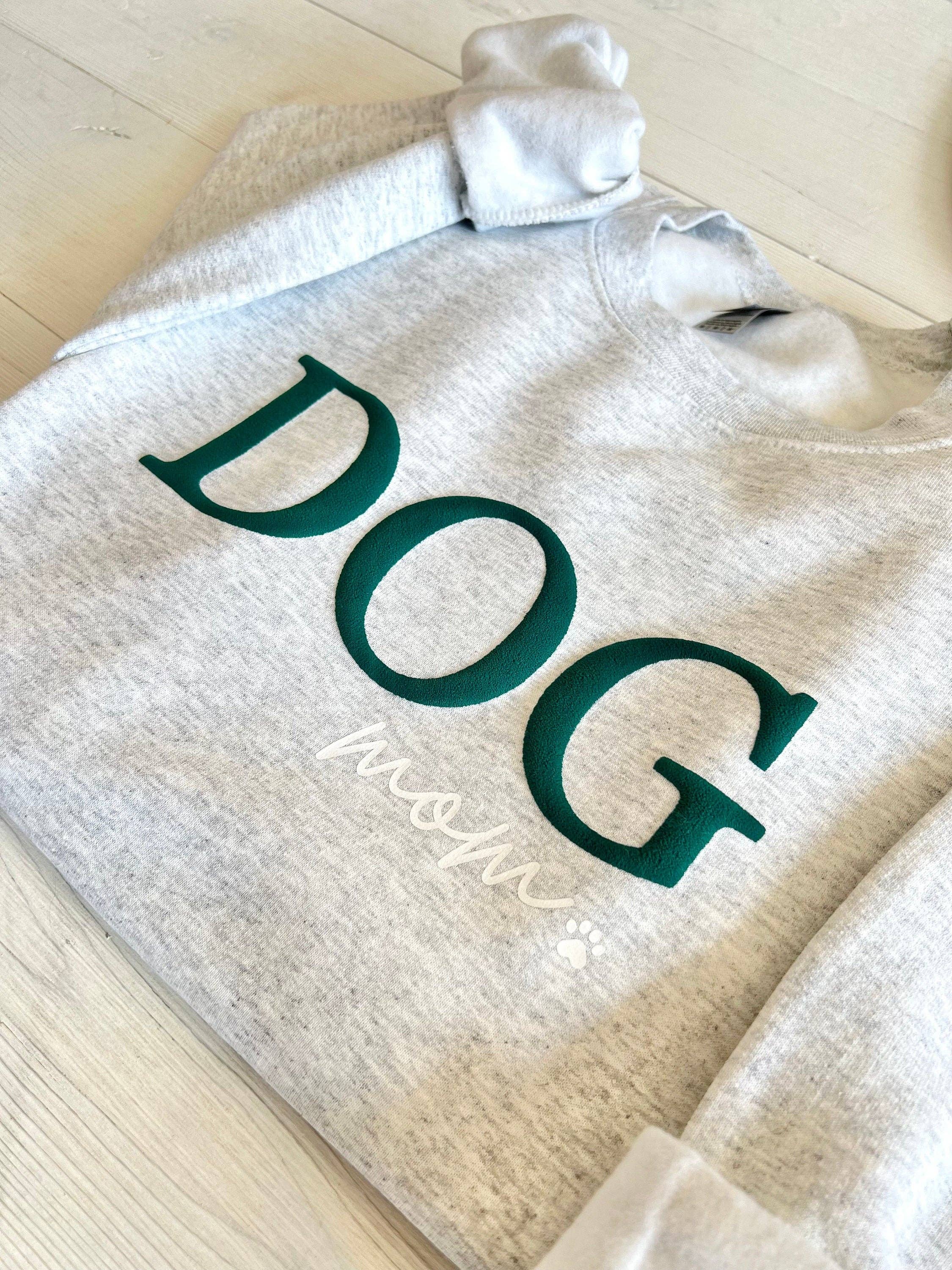 Up2ournecksinfabric - Wholesale Graphic Sweatshirt - Women's - Embossed Dog Mom Sweatshirt5