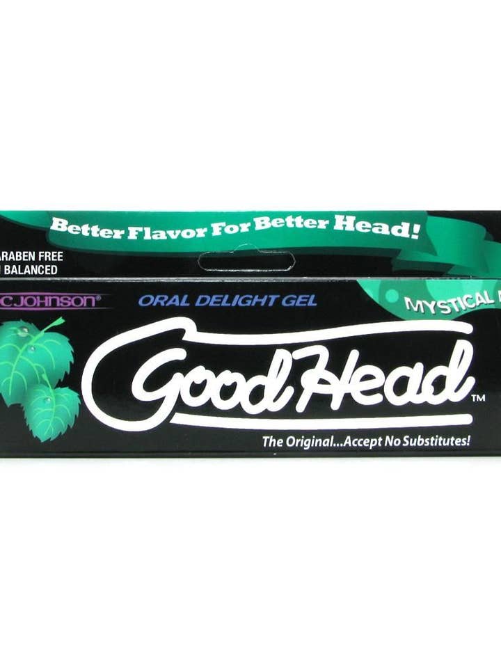 GoodHead Oral Delight Gel 4oz/113g in Mystical Mint for wholesale by Lingerie Mart