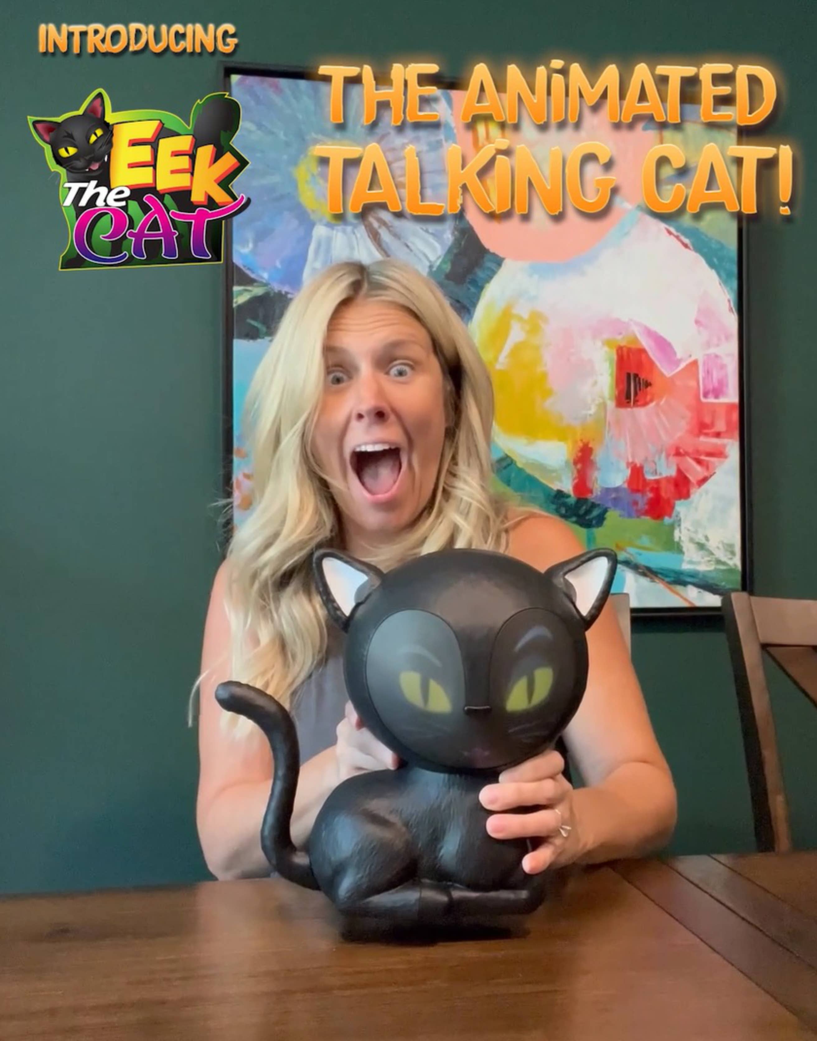 Mindscope Products - Wholesale Electronic Toy - Kids & Baby - Mindscope Eek The Cat Talking Animated Black Cat9