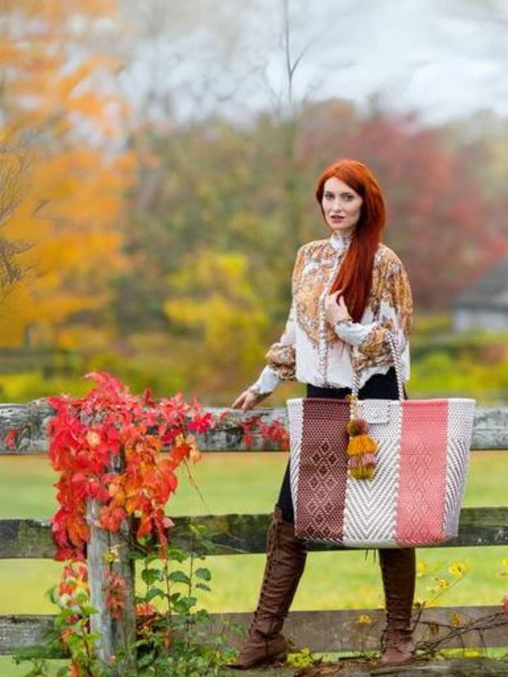 Peaceful Warrior Citron Tote for wholesale by Squeeze De Citron