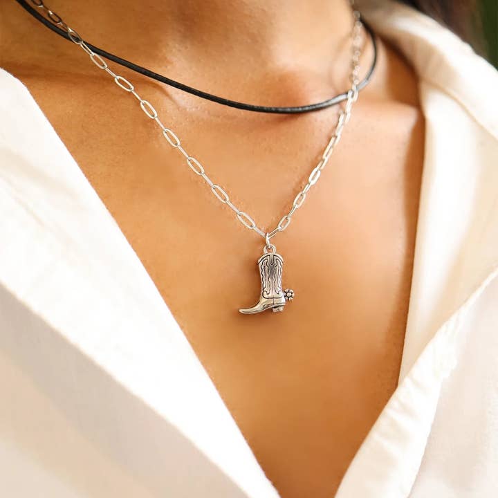WJW - Wholesale Link & Chain Necklace - Black Cord Necklace With Stainless Steel Twist Open Clasp