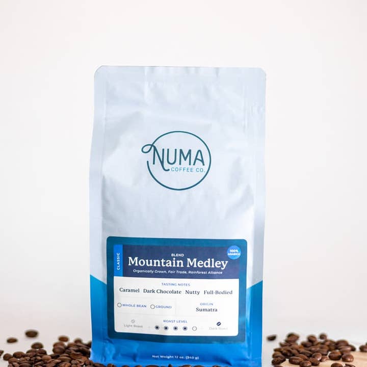 Numa Coffee Co - Wholesale Coffee beans - Fair Trade / Organic Mountain Medley - 5 lb. Bag2