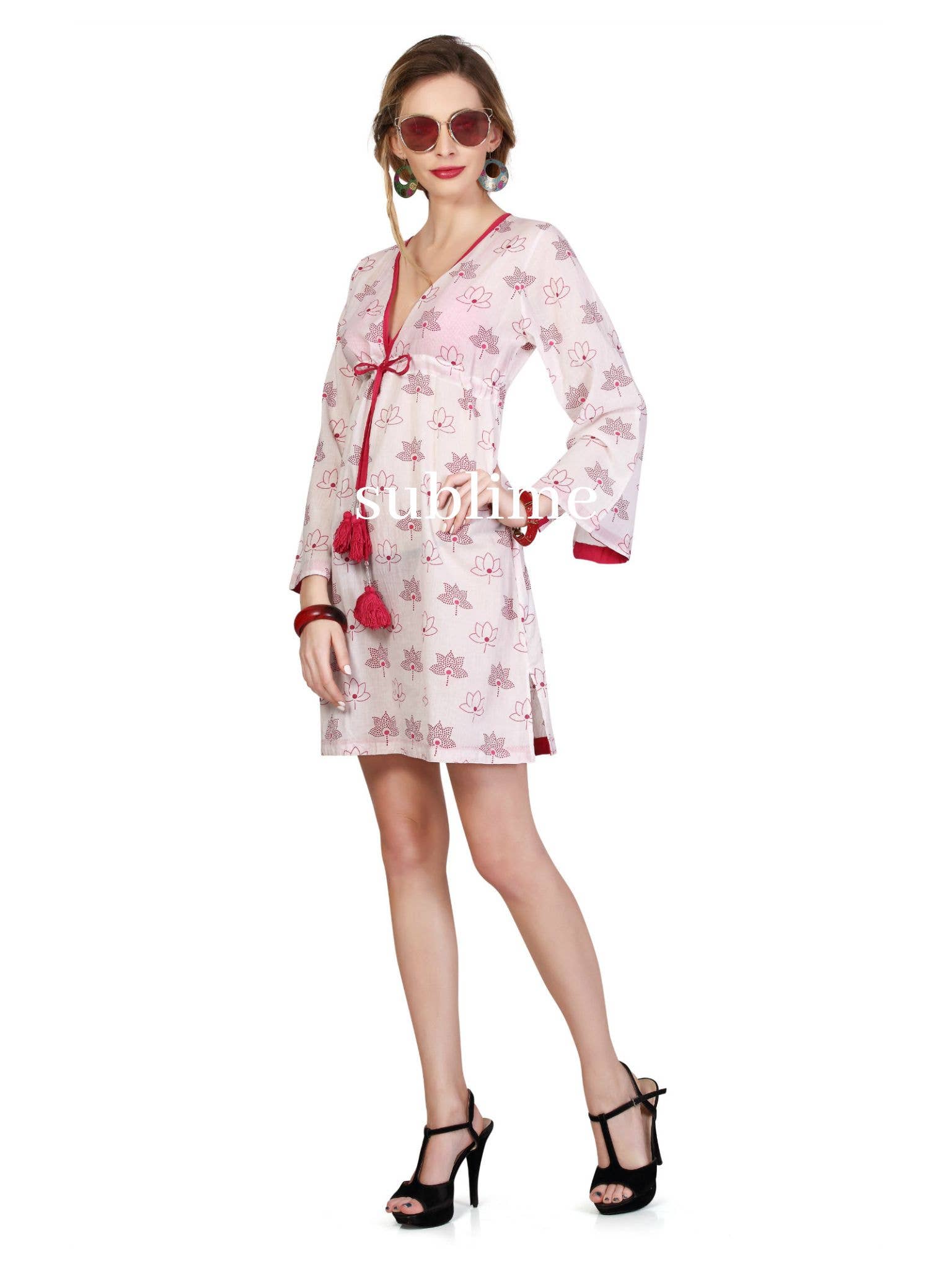 Sublime – wholesale Swim cover-up – Women’s – Kaftan Beach Coverup Tunic1