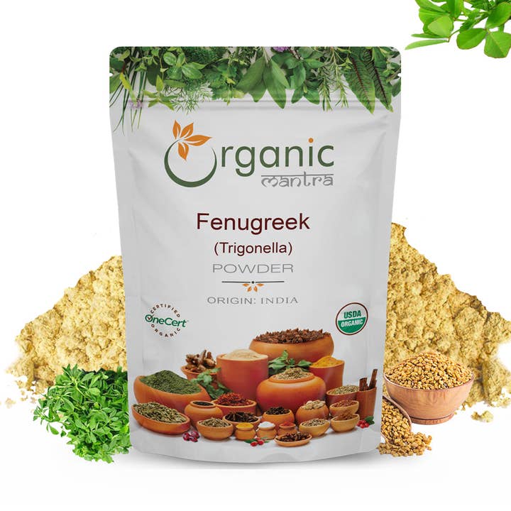 Fenugreek (Trigonella foenum-graecum) Powder for wholesale by Organic Mantra