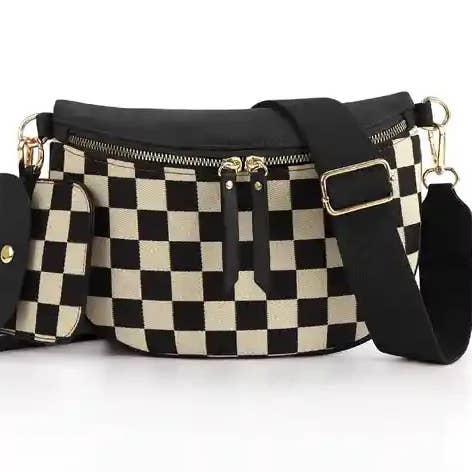 Kaydee Lynn LLC - Wholesale Belt Bag - Women's - Checkmate Bum Bags