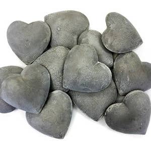 Zinc Heart - Set of 12 for wholesale by Sugarboo & Co