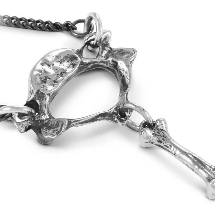 Collar Vertebra & Hueso - Plata para venta al por mayor de Lost Apostle