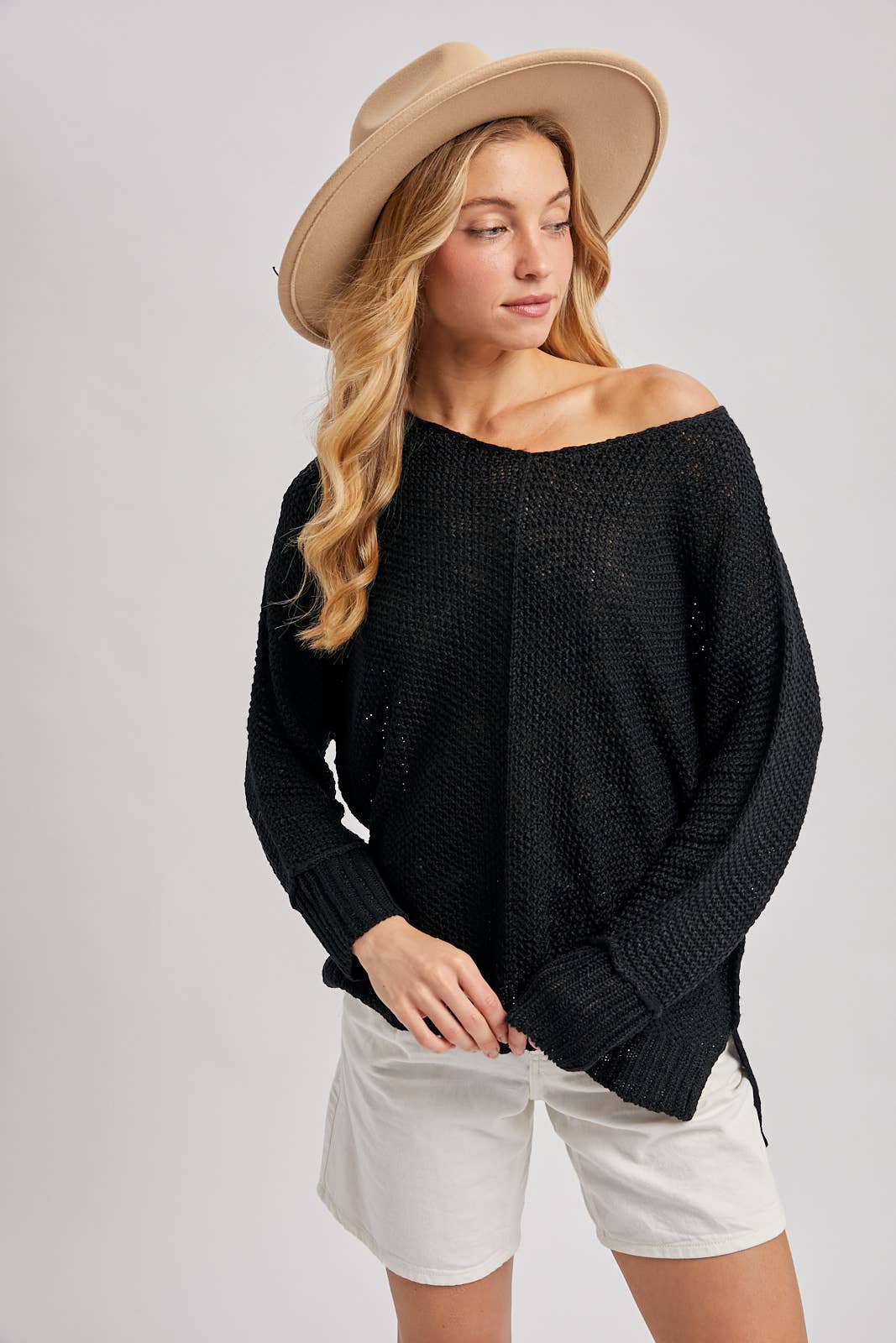 Bluivy - Wholesale Knit Sweater - Women's - REVERSE SEAM LOOSE FIT SWEATER66