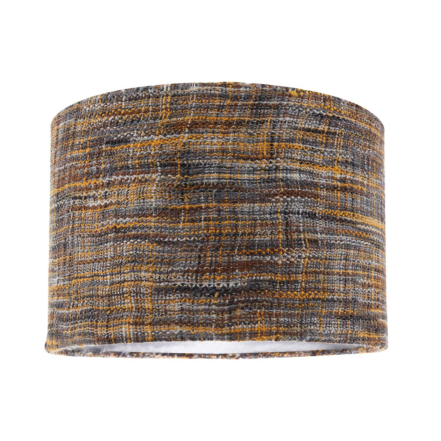 Happy Homewares – wholesale Lampshade – Vintage Lined Linen Fabric Lamp Shade in Mustard Burgundy and Grey0