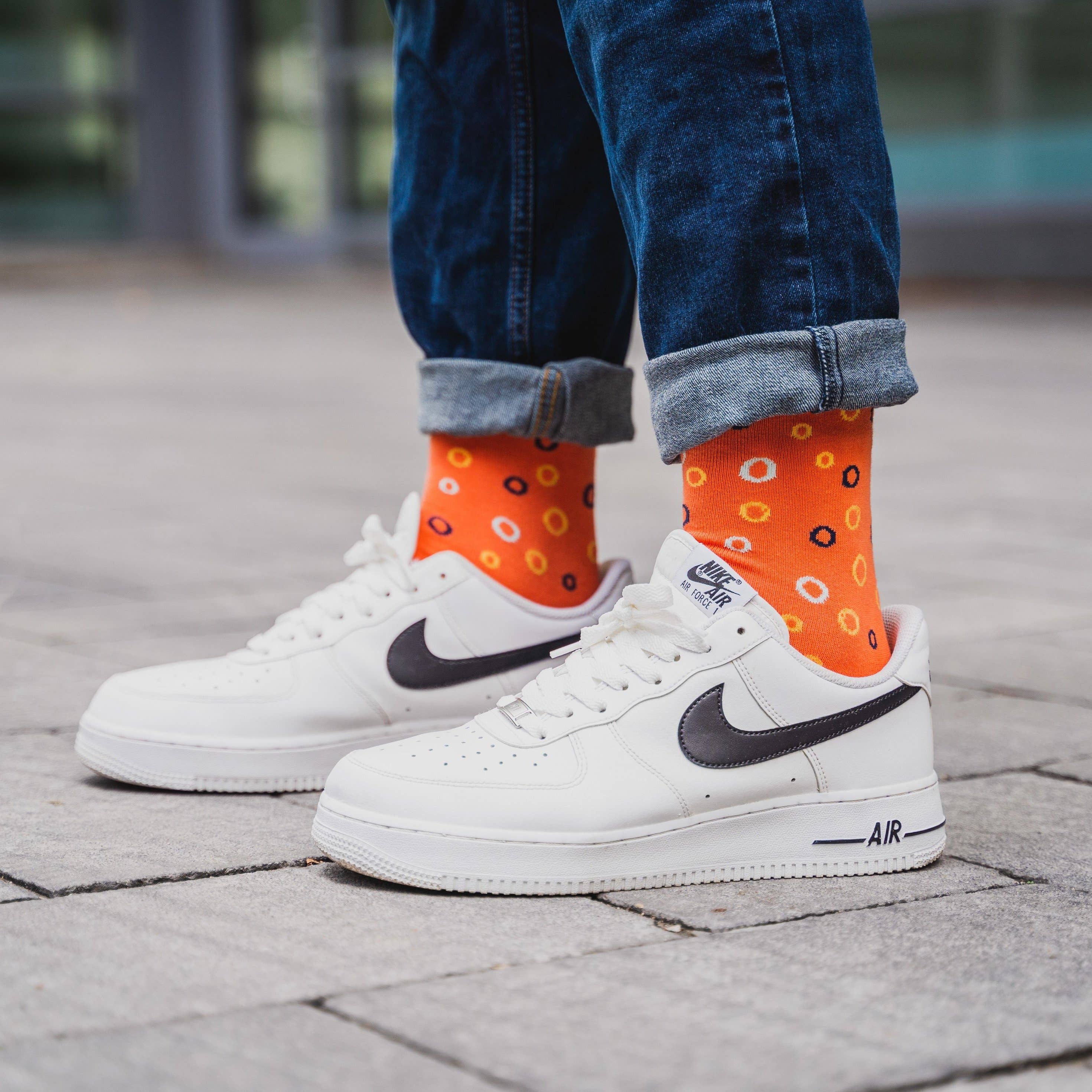 Society Socks – Engroshandel Strømper - Herre – Orange Korn Sokker1