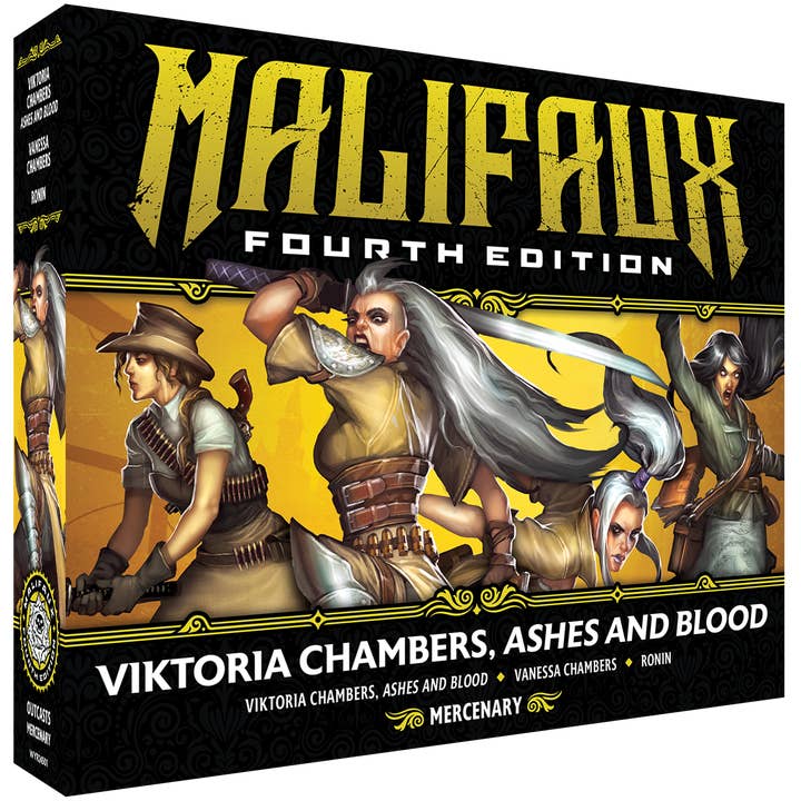 Malifaux Fourth Edition: Viktoria Chambers, Ashes and Blood for wholesale by Wyrd Games
