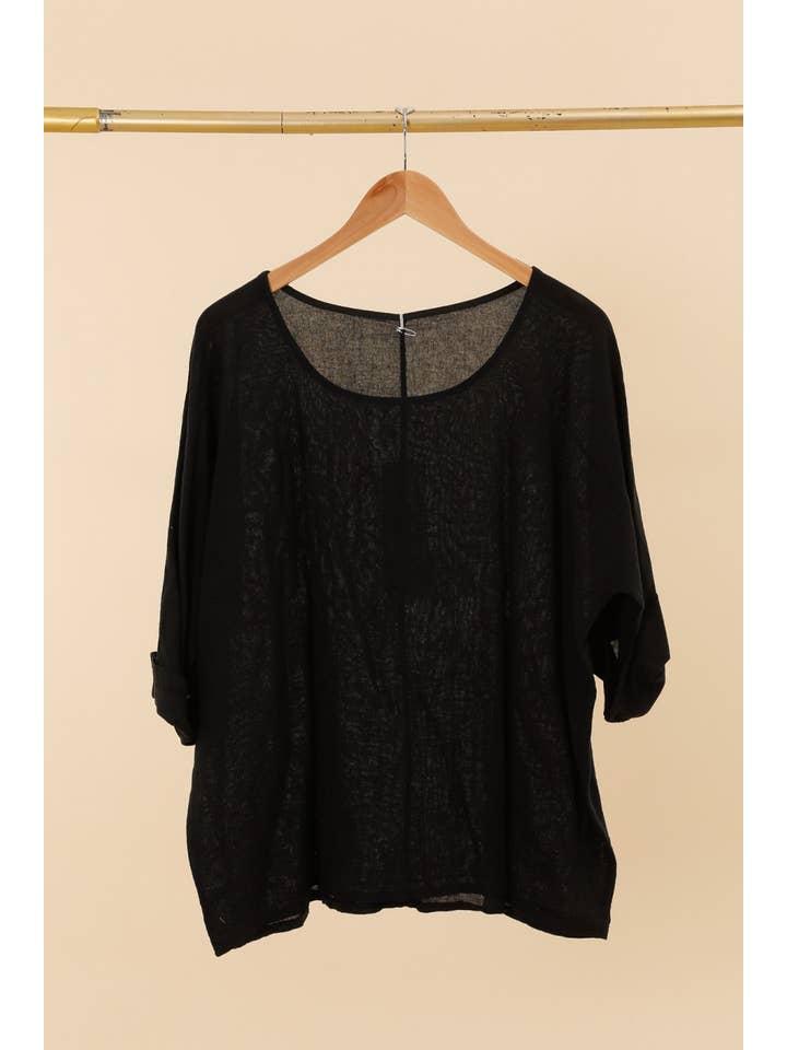 la maison des fibres naturelles – wholesale T-shirt – women's – t-shirts 1101 + SIZE60%cotton 40%linen12