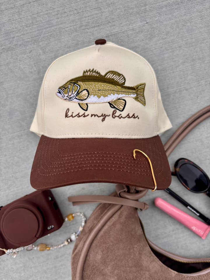 Kys min bas Broderet Fiskerhat for engroshandel hos Threaded Rodeo