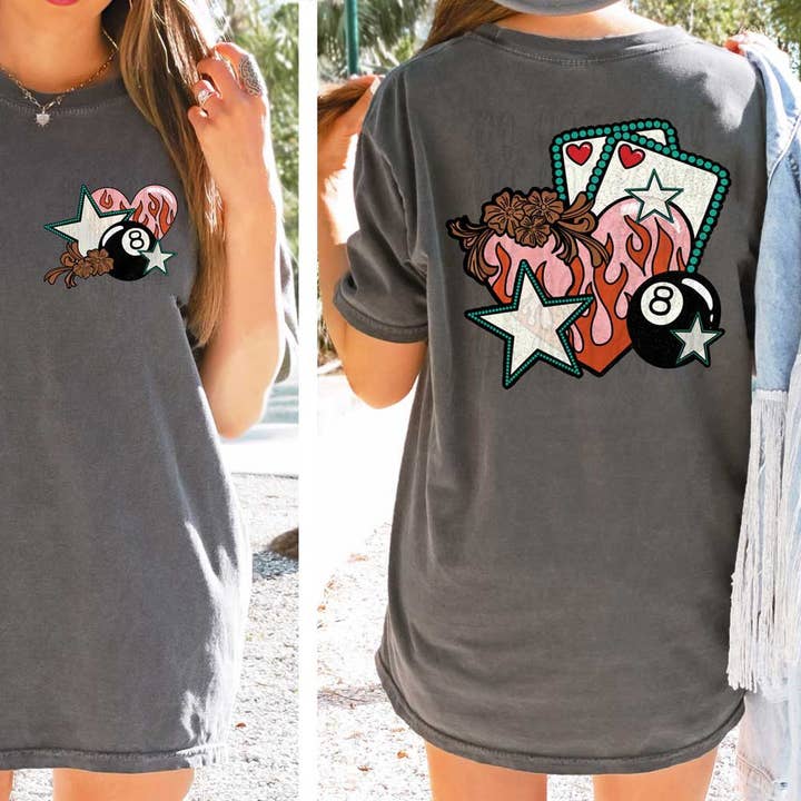 Lucky Love SET DTF Heat Transfer for wholesale by Trendy Transfers