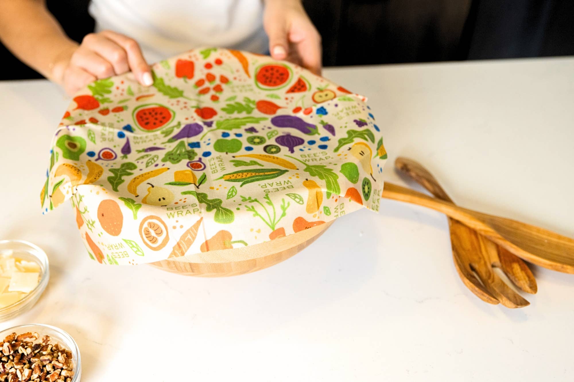 Bee's Wrap - Wholesale Food Storage Wrap/Bag - Assorted 3 Pack - Garden Party4