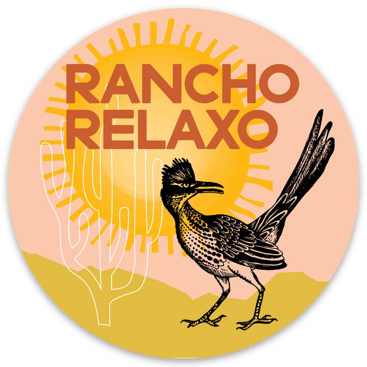 Adesivo Rancho Relaxo Round Sun Roadrunner per la vendita all'ingrosso da parte di Rancho Relaxo