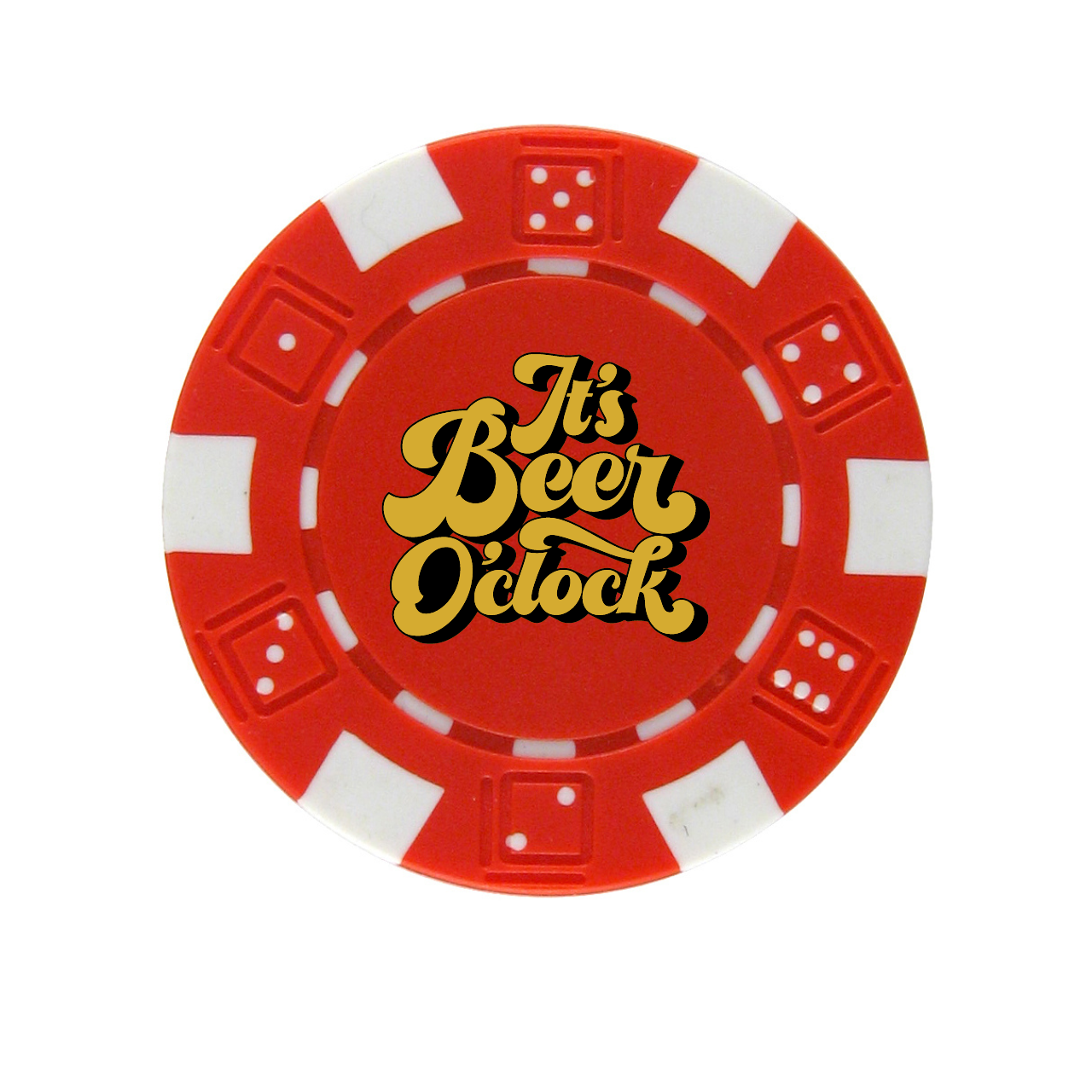Color Custom Prints - Wholesale Card Game - Custom Clay Poker Chips/Custom Bar Chips/Happy Hour Tokens4