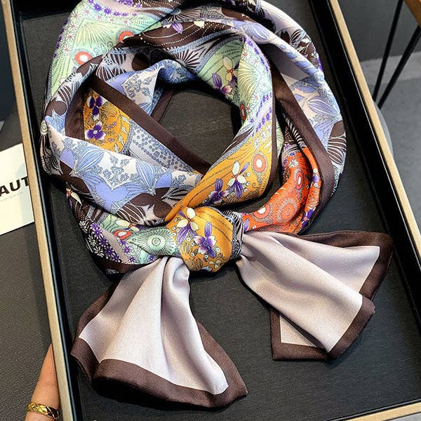 ShieldChic - Wholesale Scarf - Women's - Vintage Fashion Printed Scarf Bag Accessories1