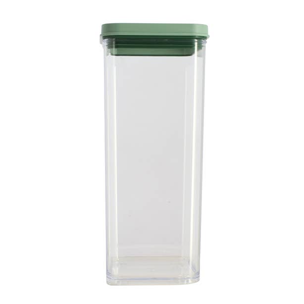 Menastyl - Wholesale Food Storage Container - 1.5L airtight plastic container with green lid