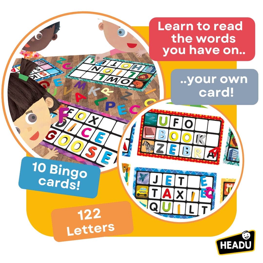 Baby Republic – wholesale Brain game – Child – Montessori Touch Bingo Letters & Words5