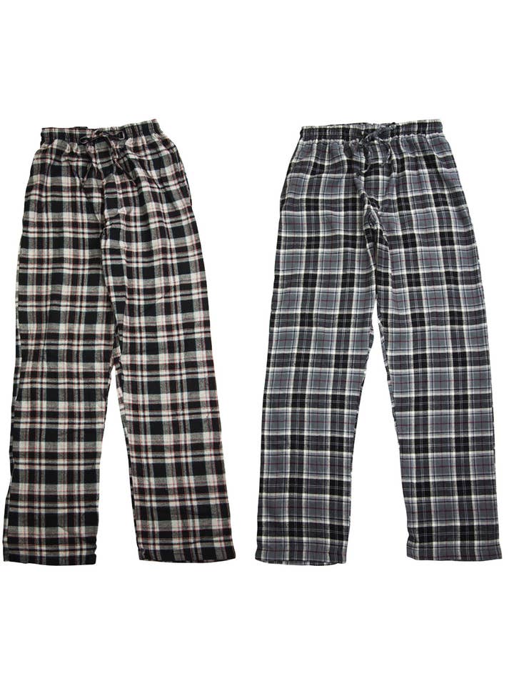 Eastern Off Price - Wholesale Sleepwear Bottom - Men's - Hanes Men's Lightweight Yarn Dyed Flannel Sleep Pajama Loung