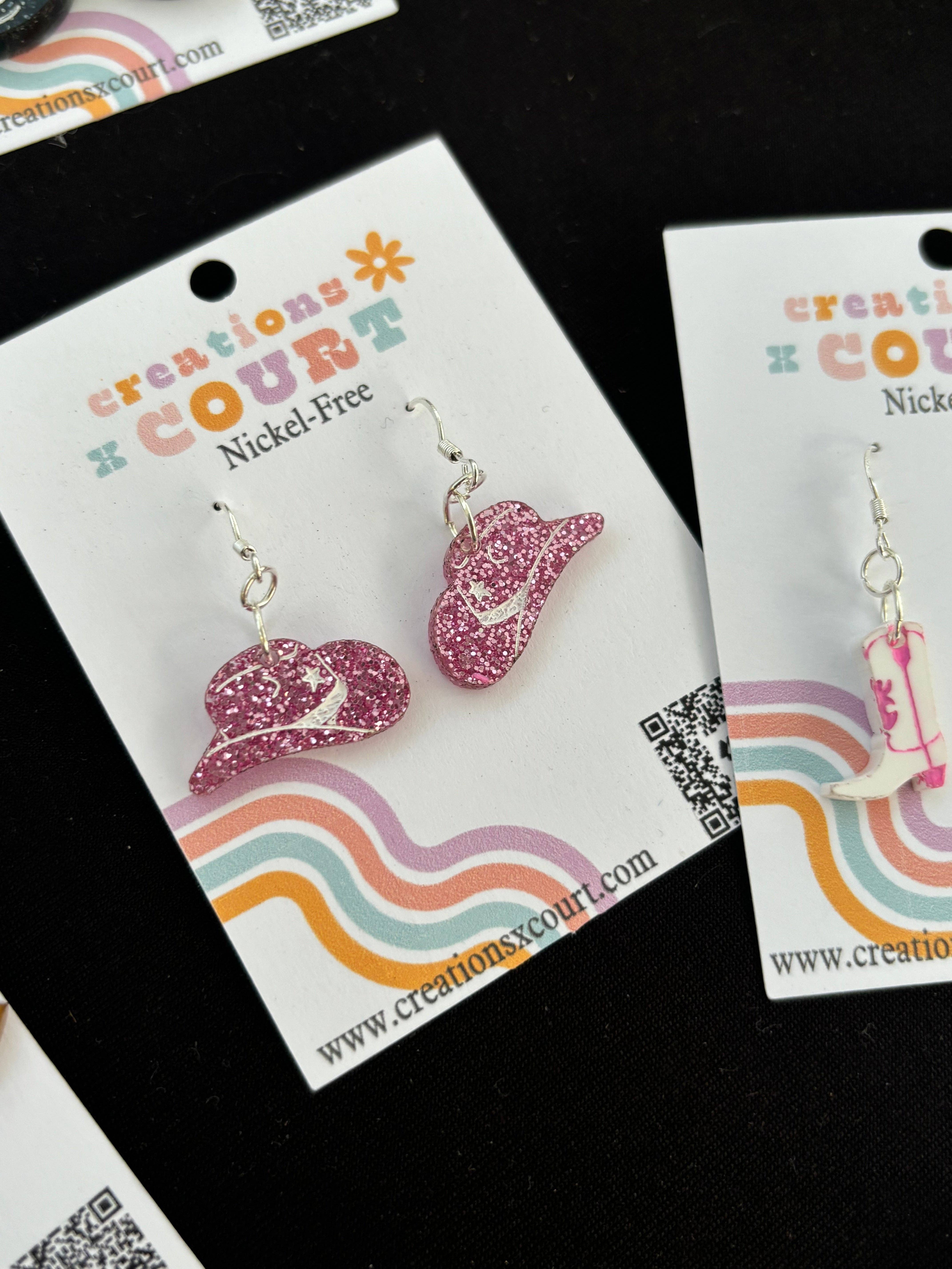 Creations x Court - Wholesale Dangle Earrings - Midwest Princess Hat0