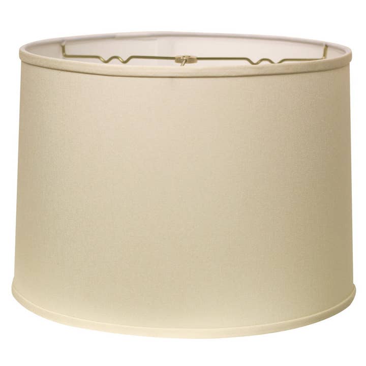 Continents Brands - Wholesale Lamp Shade - Cloth & Wire Drum Egg Lampshade Washer Fitter 15" Top
