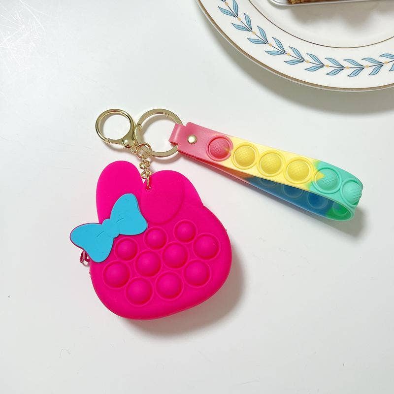 KiddieKickz - Wholesale Keychain - Kids - Small Keychain Coin Purse Spaceman Bear Fingertip Toy20