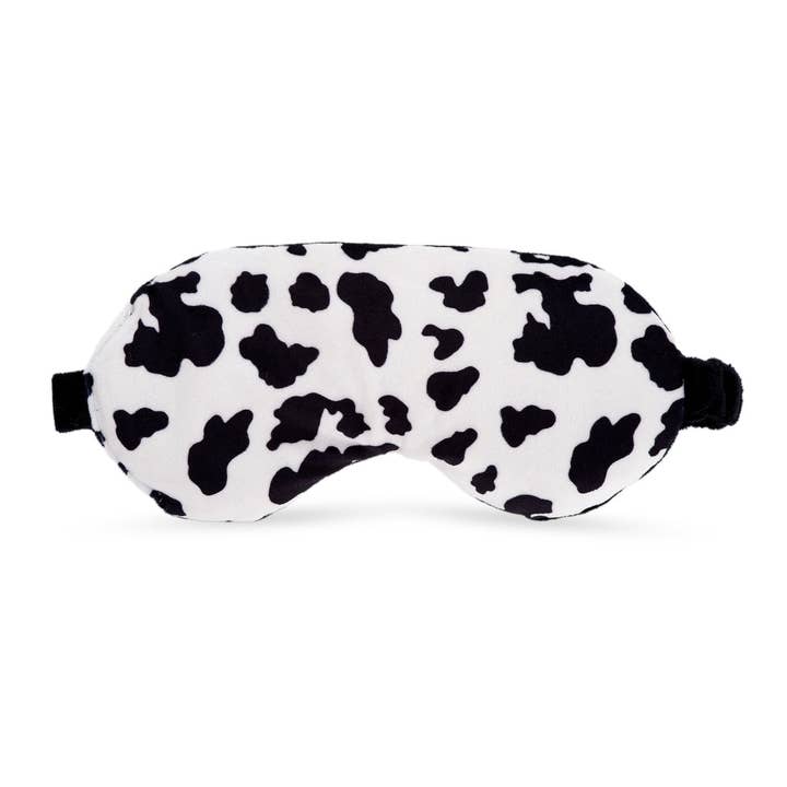 Lavender Deep Pressure Therapy Eye Mask - Cow Print for wholesale by Smug