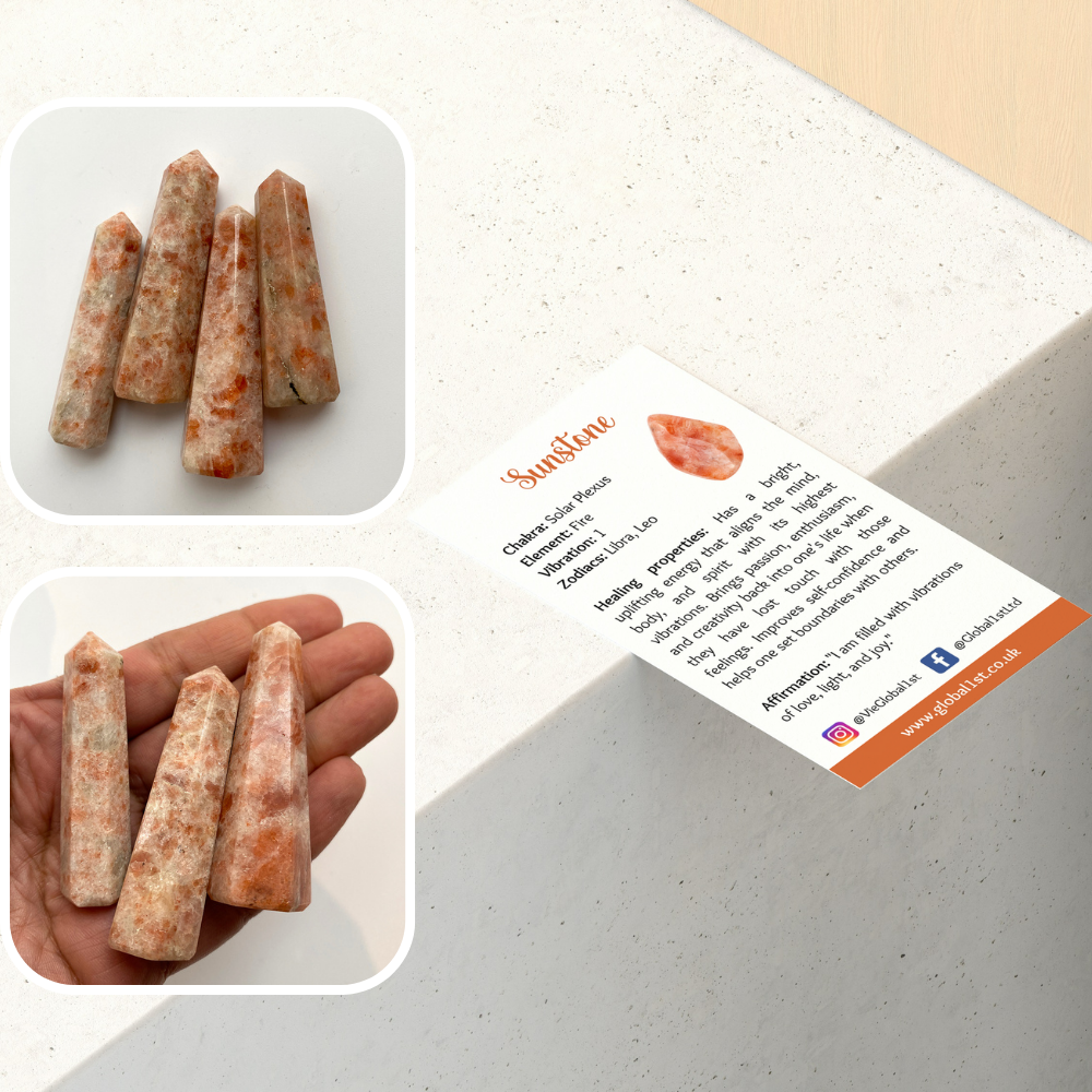 VIE - Vendita all'ingrosso Pietra/cristallo spirituale - Piccola torre obelisco 5-7 cm39